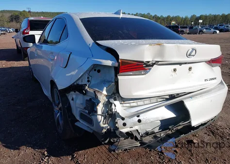 2017 Lexus Is 200T из США, поврежденный, VIN JTHBA1D25H5040689